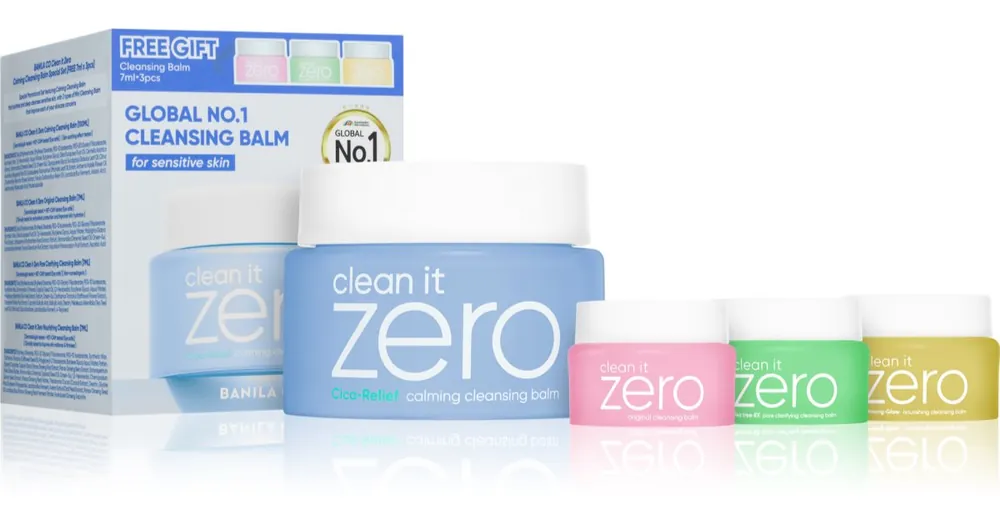 Kihagyhatatlan ajánlat Banila Co.clean it zero Special Bonus Set Calming ajándékszett az arcbőr megnyugtatására