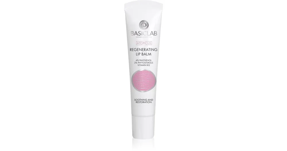 Vedd meg online BasicLabDermocosmetics Atopicus regeneráló szájbalzsam nagyon száraz, érzékeny és atópiás bőrre