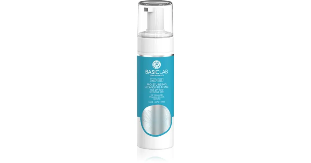 BasicLabDermocosmetics Micellis finoman tisztító hab száraz és érzékeny bőrre Kedvezmény