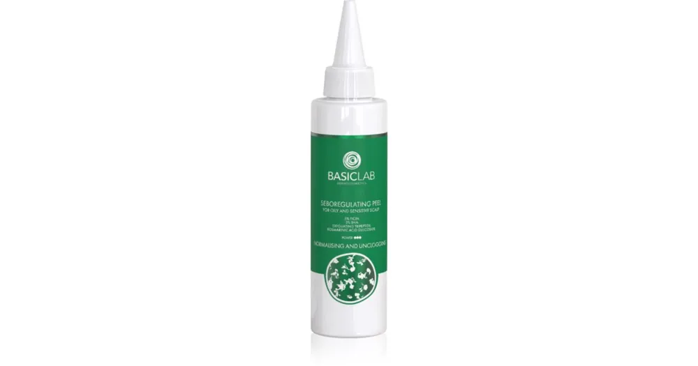 BasicLabDermocosmetics Trichologis hámlasztó peeling szérum zsíros fejbőrre Újdonság