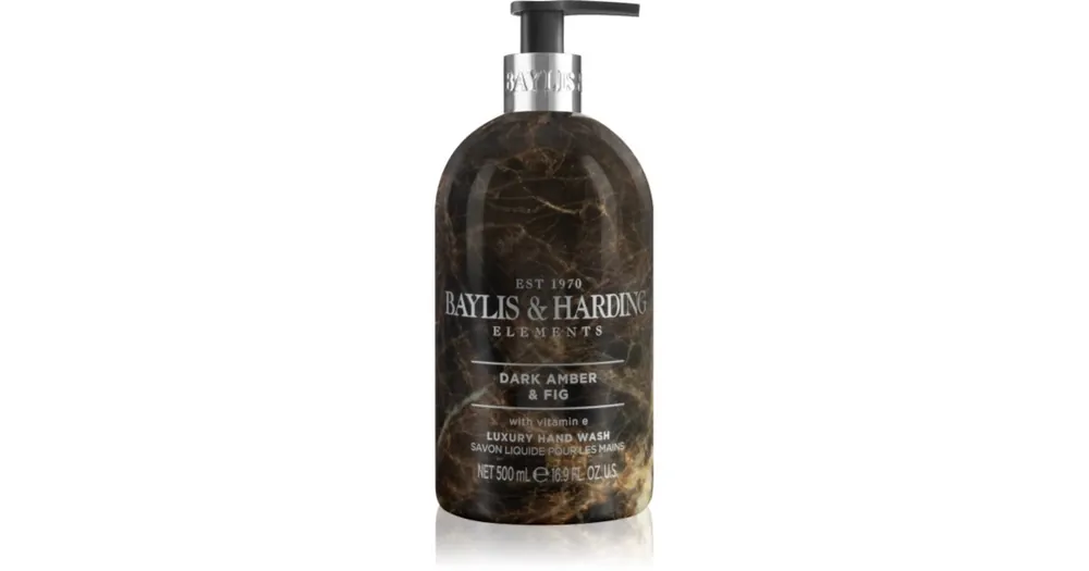Végkiárusítás Baylis & HardingElements Dark Amber & Fig folyékony szappan