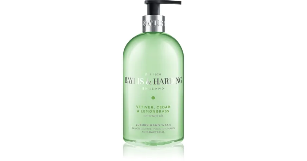 Kiárusítás Baylis & HardingVetiver, Cedar & Lemongrass Anti-Bacterial folyékony szappan