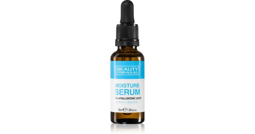 Árcsökkenés Beauty FormulasMoisture 1% Hyaluronic Acid Intenzíven hidratáló szérum