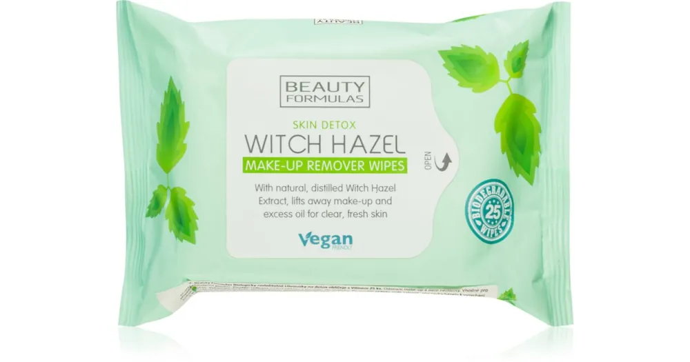 Különleges ajánlat Beauty FormulasWitch Hazel tisztító és sminklemosó törlőkendők