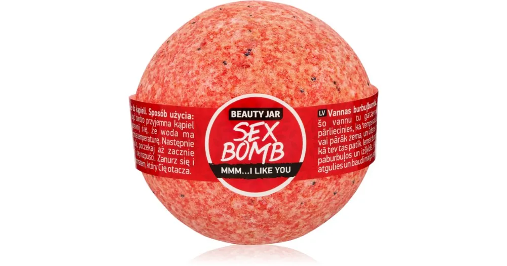 Beauty JarSex Bomb Mmm...I Like You pezsgő fürdőgolyó Biztonságos vásárlás