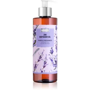 Kihagyhatatlan ajánlat BIOBAZA3in1 Body&Hair Gel Purple Freshness sampo, kondicionáló és tusfürdő 3 in 1