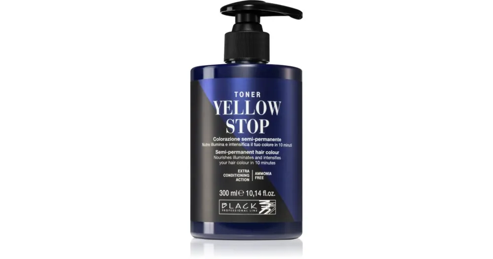 Black Professional LineYellow Stop festék a sárga tónusok neutralizálásáért Vásárlói kedvenc