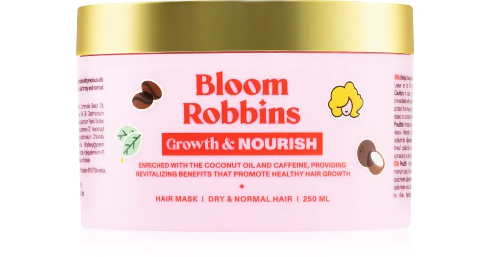 Bloom RobbinsGrowth & Nourish Hair Mask tápláló hajmaszk minden hajtípusra Vedd meg most
