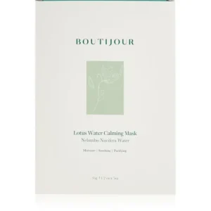 BOUTIJOURLotus Water Calming Mask nyugtató hatású gézmaszk a táplálásért és hidratálásért Árcsökkenés
