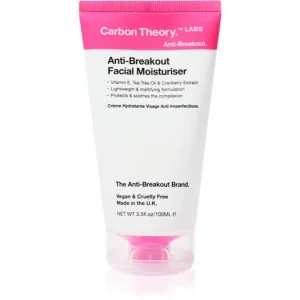 Különleges ajánlat Carbon TheoryAnti-Breakout Facial Moisturiser hidratáló arckrém a bőr tökéletlenségei ellen