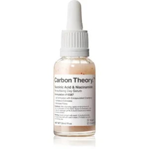 Csak ma Carbon TheorySuccinic Acid & Niacinamide megújító arcszérum a problémás bőrre