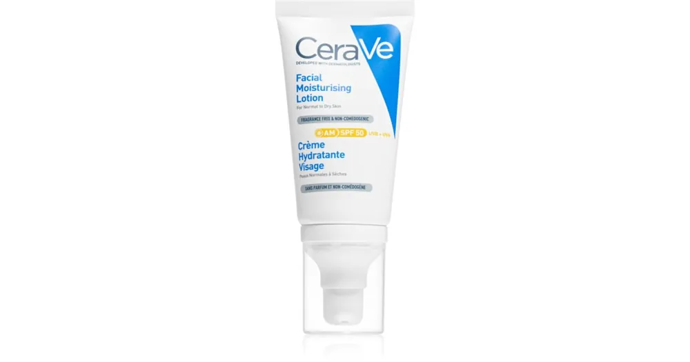 CeraVeMoisturizers Facial Moisturising Lotion intenzív hidratáló koncentrátum SPF 50 Vedd meg online
