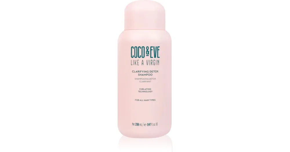 Népszerű Coco & EveLike A Virgin Clarifying Detox Shampoo mélyen tisztító sampon méregtelenítő hatással