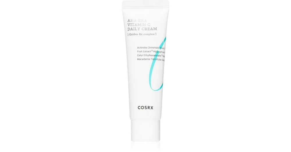Outlet CosrxAHA/BHA Vitamin C Daily Cream bőrkisimító és élénkítő krém hámlasztó hatással
