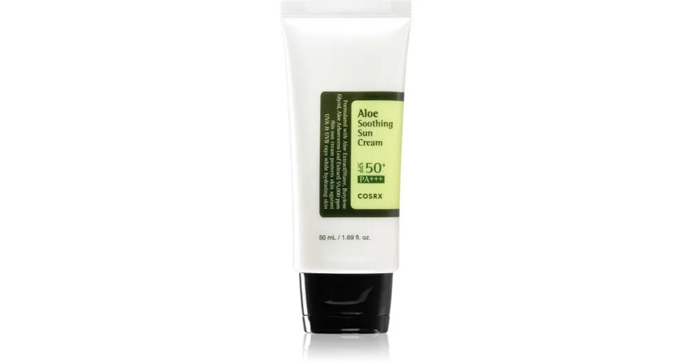 Biztonságos vásárlás CosrxAloe Soothing Sun Cream napozó krém SPF 50