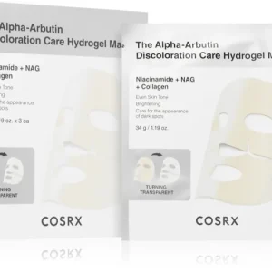 CosrxThe Alpha-Arbutin Discoloration Care hidrogél maszk egységesíti a bőrszín tónusait Prémium