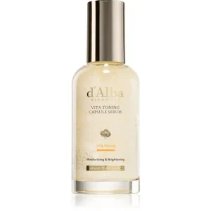d‘AlbaVita Toning Capsule Serum fényesítő hatású arcszérum a pigment foltok ellen Akciós ár