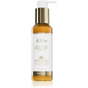 d‘AlbaWhite Truffle Return Oil Cream Cleanser hidratáló tisztítóolaj az élénk és kisimított arcbőrért Legkelendőbb
