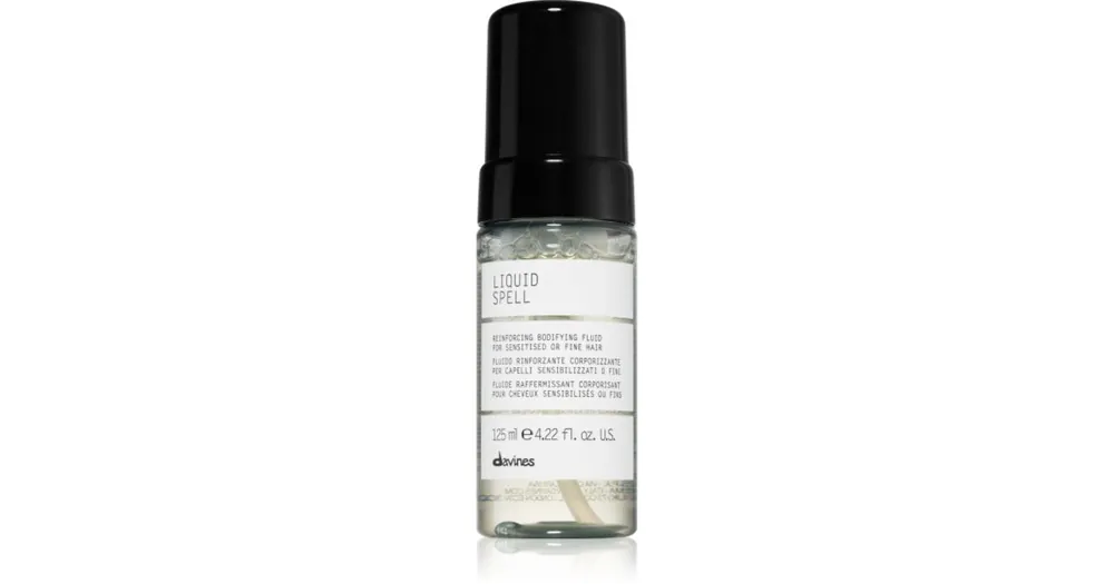 DavinesLiquid Spell Reinforcing Bodifying Fluid öblítést nem igénylő kúra a finom hajért Outlet