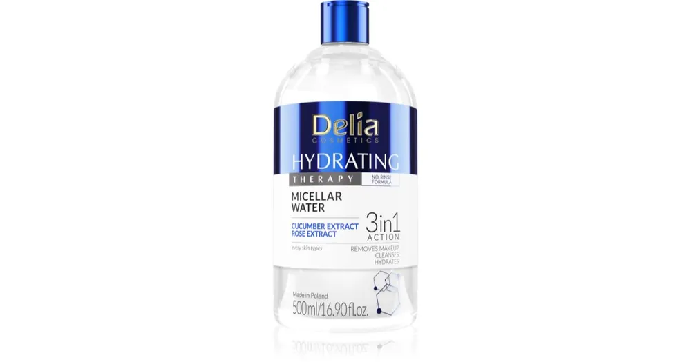 Delia CosmeticsHydrating Therapy micellás víz 3 az 1-ben Szuper ajánlat
