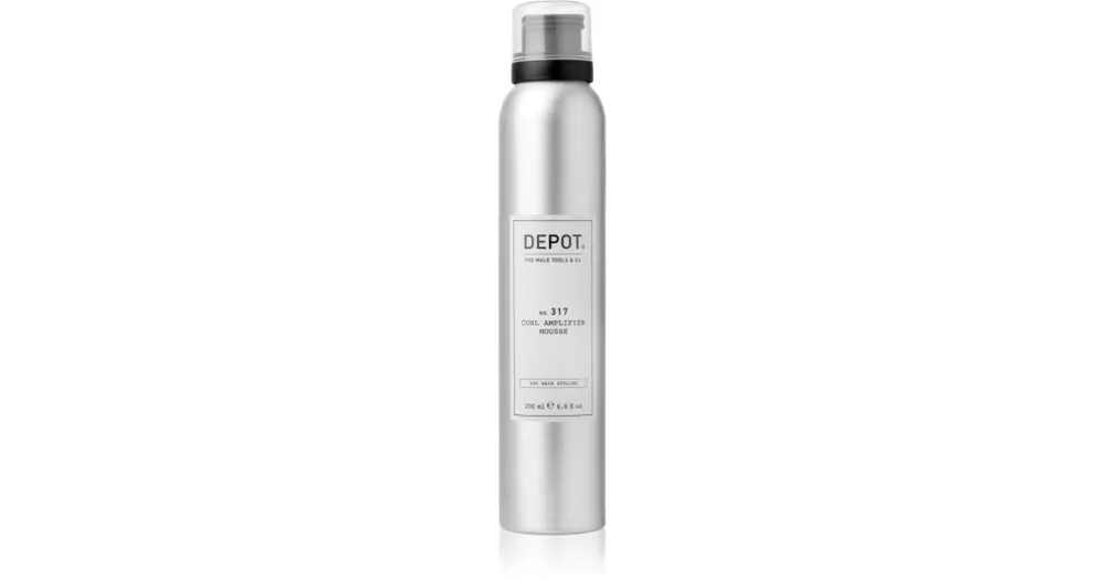 Árengedmény DEPOT300 HAIR STYLING NO. 317 CURL AMPLIFIER MOUSSE hajhab a hullámos haj kiemeléséért az alakért és formáért
