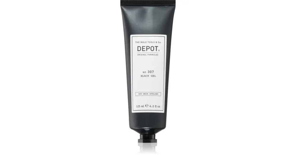 DEPOT300 HAIR STYLING NO. 307 BLACK GEL styling gél sötét hajra Ajánlat