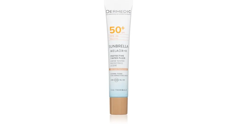 DermedicSunbrella Protective Tinted Fluid védő tonizáló krém arcra SPF 50+ Legnépszerűbb