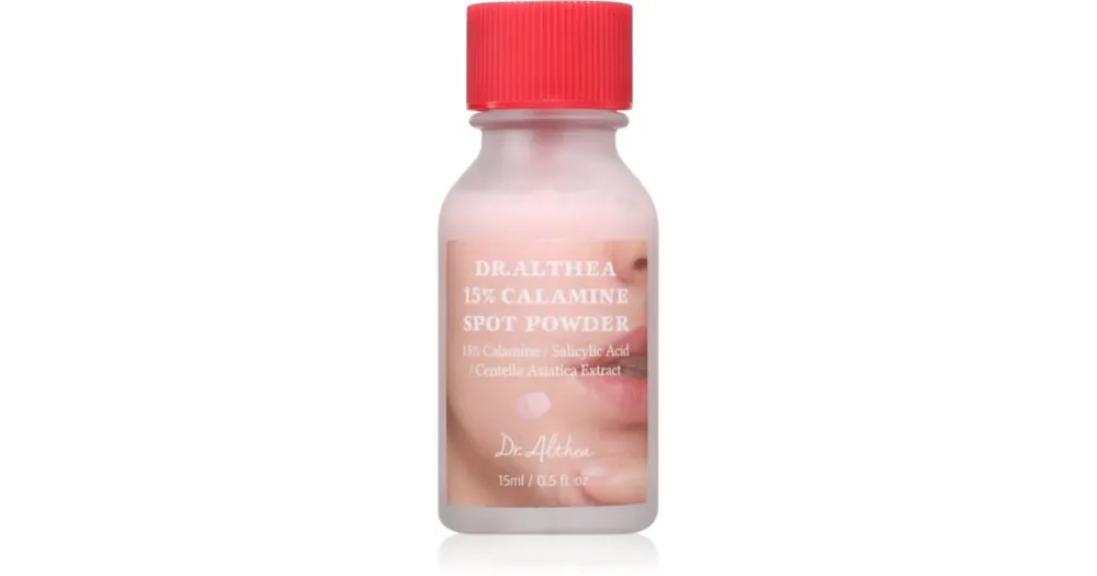 Dr. Althea15% Calamine Spot Powder helyi ápolás pattanásos bőrre nyugtató hatással Újdonság