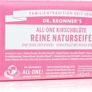 Prémium Dr. Bronner’sCherry Blossom Pure Castile Soap Bar Szilárd szappan