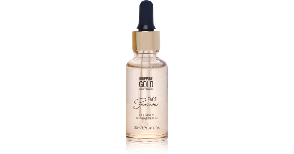 Dripping GoldLuxury Tanning Collagen Face Serum önbarnító szérum arcra kollagénnel Legjobb ár