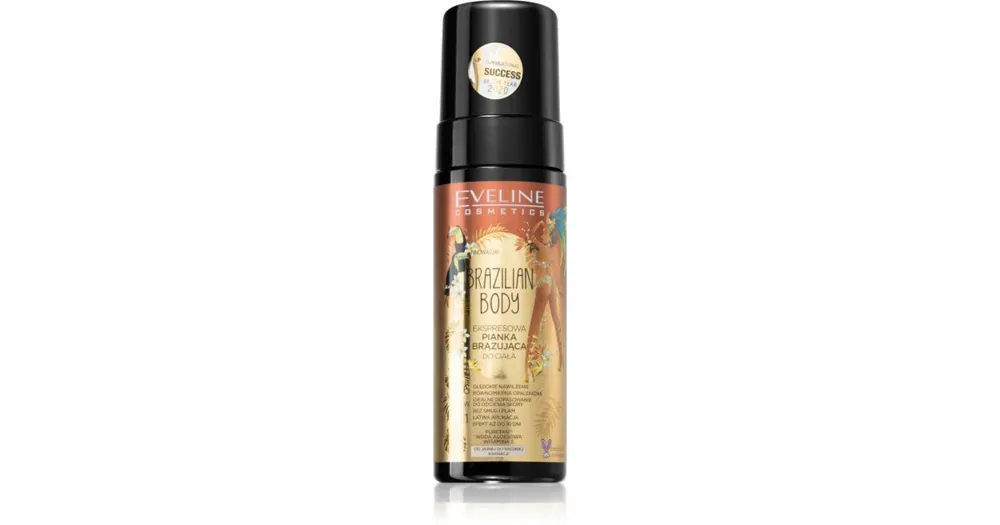 Expressz kézbesítés Eveline CosmeticsBrazilian Body önbarnító hab a gyors barnulásért