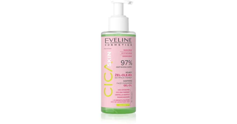 Vásárlói kedvenc Eveline CosmeticsCica Skin oil nyugtató és tisztító olaj az arcra
