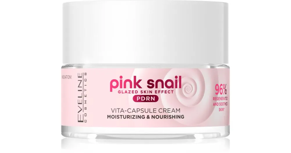 Eveline CosmeticsPink Snail Glazed Skin Effect ránctalanító élénkítő krém Szuper akció