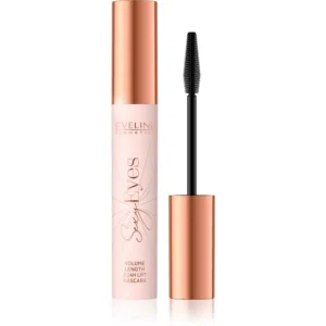 Újdonság Eveline CosmeticsSexy Eyes dúsító, göndörítő szempillaspirál, mely szétválasztja a pillákat