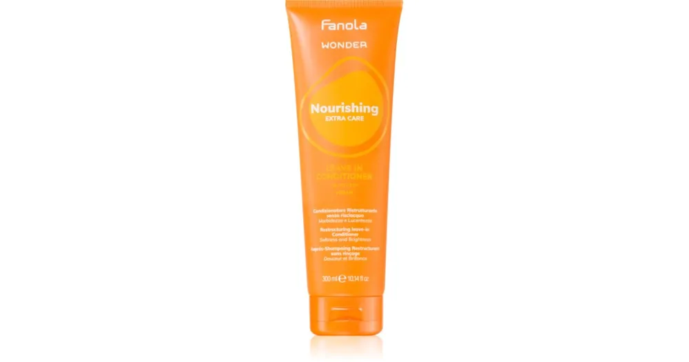 FanolaWonder Nourishing Conditioner öblítés nélküli kondicionáló táplált és fényes hatásért Vásárlói kedvenc