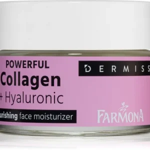 Vásárlói kedvenc FarmonaDermiss Powerful Collagen + Hyaluronic nappali és éjszakai tápláló arckrém