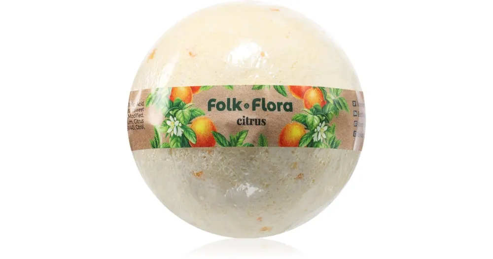 Gyors szállítás Folk & FloraCitrus fürdőgolyó frissítő hatással
