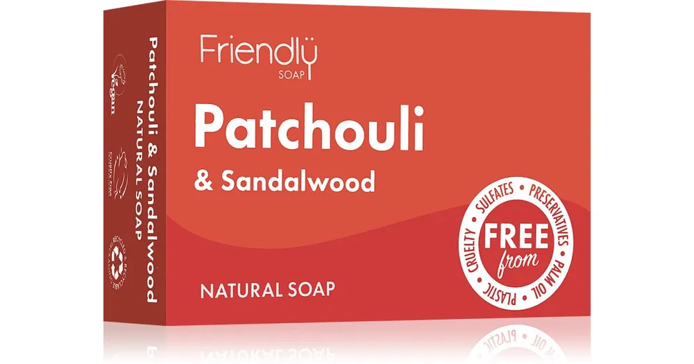 Friendly SoapNatural Soap Patchouli & Sandalwood természetes szappan Outlet