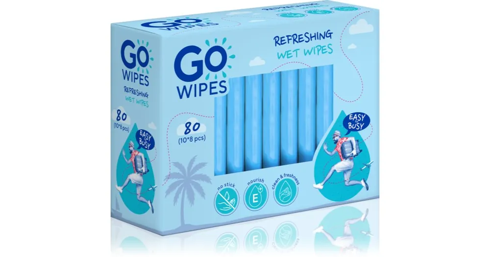 GoWipesRefreshing Wet Wipes frissítő nedves törlőkendők kézre Akciós ár