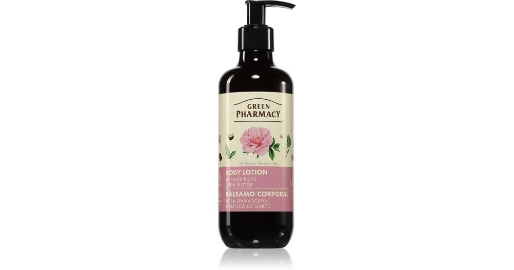 Rendeld meg most Green PharmacyDamask Rose & Shea Butter Body Lotion tápláló testápoló krém