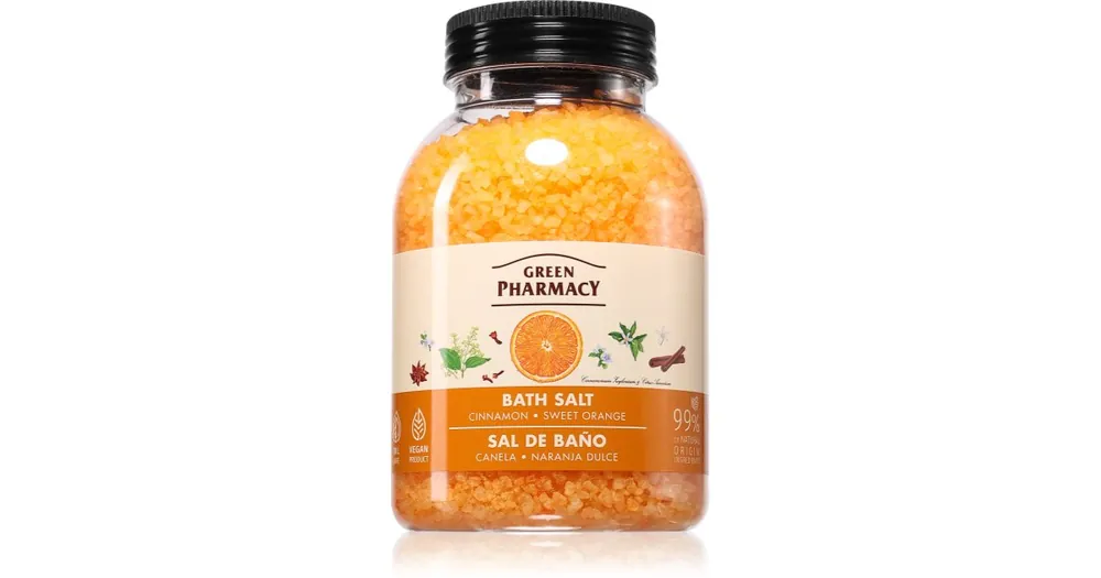 Green PharmacyCinnamon & Sweet orange Bath Salt relaxáló fürdősó Szuper ajánlat