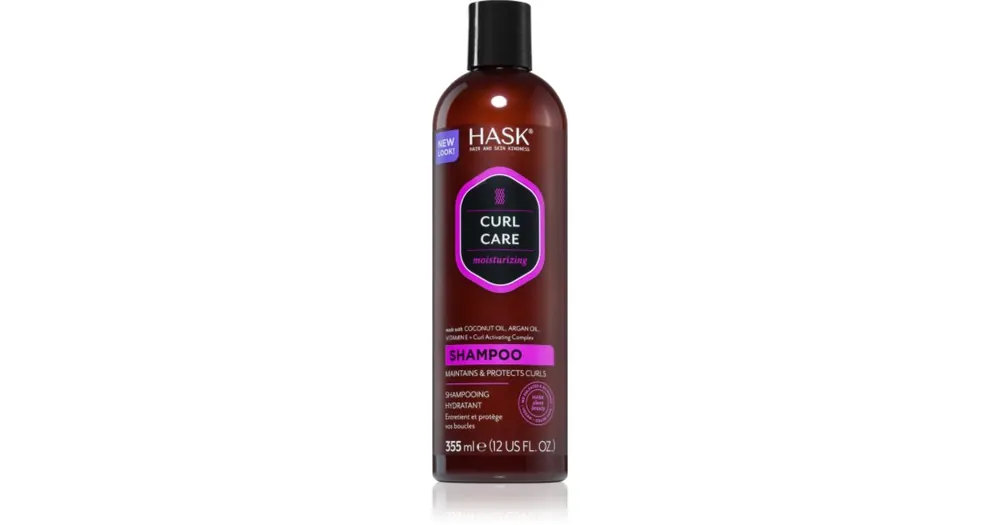 HASKCurl Care hidratáló sampon hullámos és göndör hajra Kedvezmény