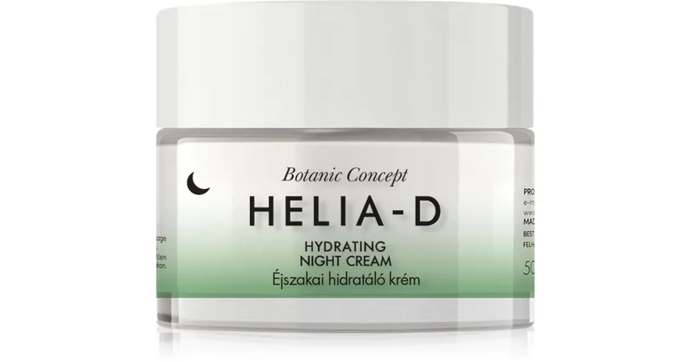 Helia-DBotanic Concept hidratáló éjszakai krém Nézd meg most