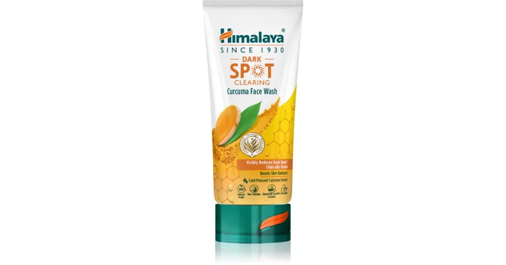 Kedvezmény Himalaya HerbalsDark Spot Clearing Curcuma habos tisztító gél a mitesszerek ellen