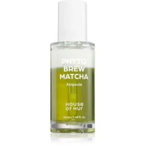 Gyors szállítás House of HurPhyto Brew Matcha Ampoule hidratáló és nyugtató szérum az élénk bőrért