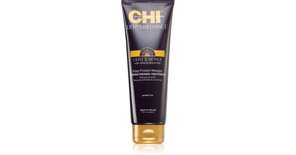 CHIBrilliance Strengthening Treatment erősítő maszk a gyenge, sérült hajra és a töredezett hajvégekre olívaolajjal Vedd meg most