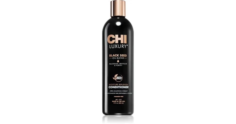 CHILuxury Black Seed Oil Moisture Replenish Conditioner hidratáló kondicionáló a könnyű kifésülésért Legkelendőbb