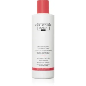 Christophe RobinRegenerating Shampoo with Prickly Pear Oil mélyregeneráló sampon sérült, vegyileg kezelt hajra Végkiárusítás