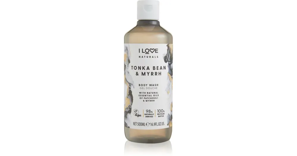 Nézd meg most I LoveNaturals Tonka Bean & Myrrh tusfürdő gél