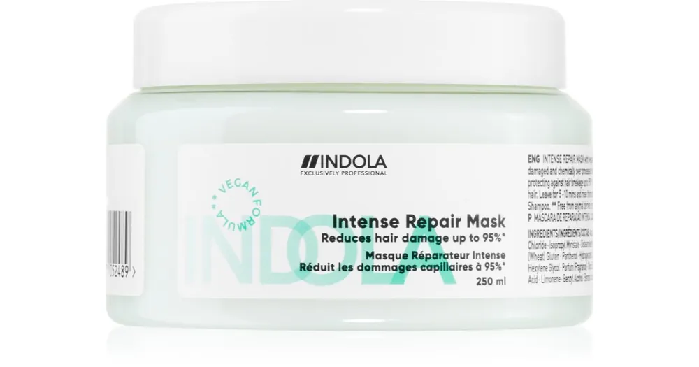 IndolaRepair Intense Repair Mask erősítő maszk a nagyon károsult hajra Bestseller
